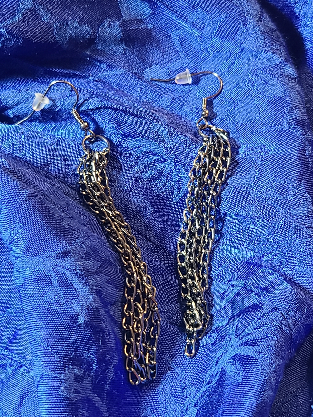 Gold Chain Tassel Drop Earrings - Women Jewelry